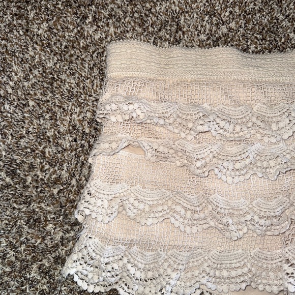 Joe Boxer Lace Boyshorts in Cream - Picture 3 of 4